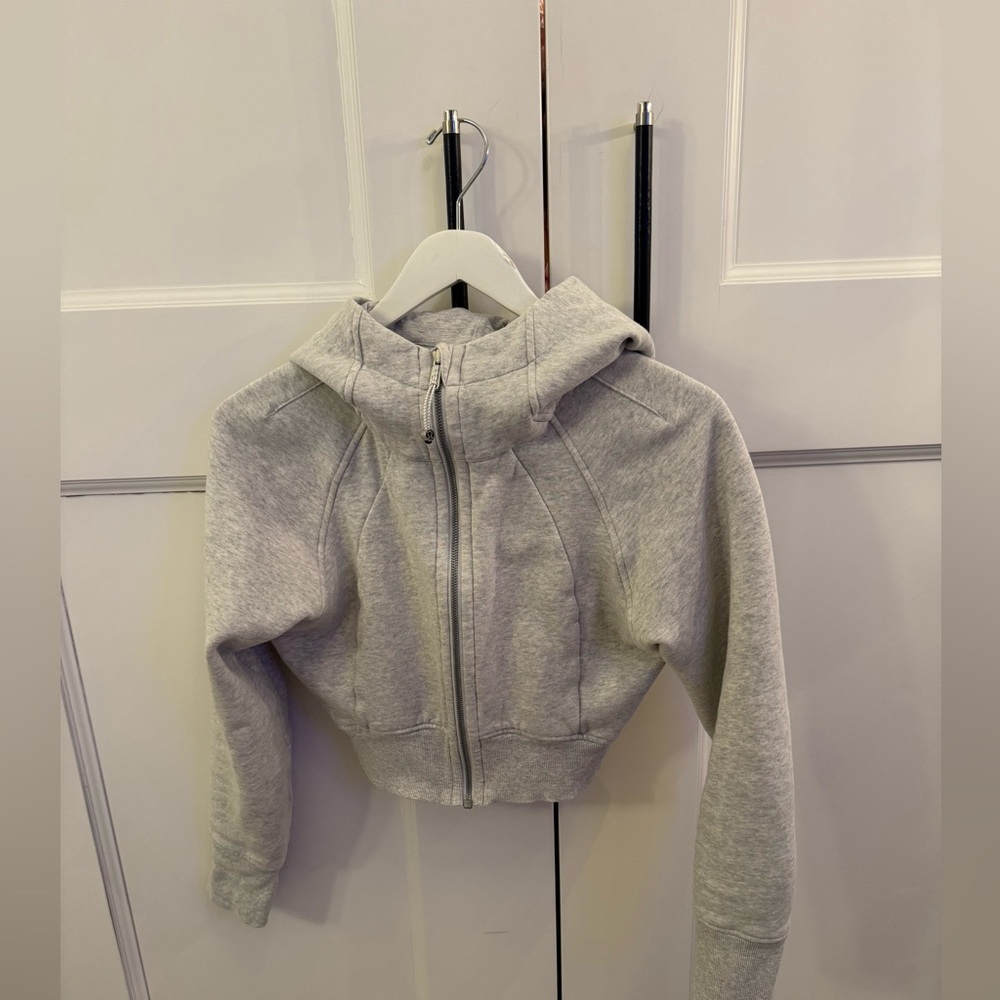 Lululemon cropped zip up hoodie, S, like new